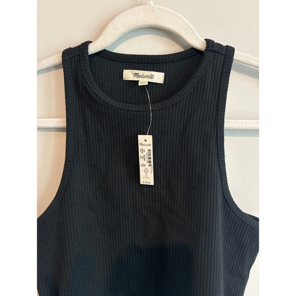 NWT Madewell Highneck Tank in Sleekhold In Black Size XS - Picture 4 of 6